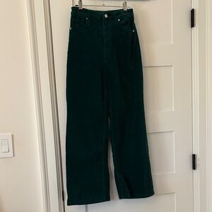 H&M Divided Forest Green Corduroy Pants